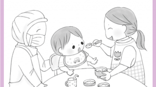 保育雑誌　挿絵 ひろば 食育 イラスト メイト 6月号　保育士　子供　赤ちゃん
