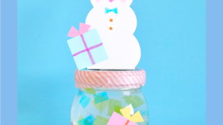 工作 手作り アキタヒロミ 子供 イラスト 育児 保育 知育 保育雑誌 保育園製作 保育士 保育学生 製作物 お家遊び ほいくis KUMA’S FACTORY 冬の製作 クリスマス製作 クリスマス工作 雪だるま スノードーム 手作りスノードーム 保冷剤