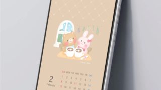 待受 壁紙 スマホ待受 待受カレンダー カレンダー 2026年カレンダー オリジナルイラストカレンダー イラスト 子供イラスト 絵本 児童書 保育 子供 動物イラスト 保育園 インテリア プレゼント Procreate イラストレーター