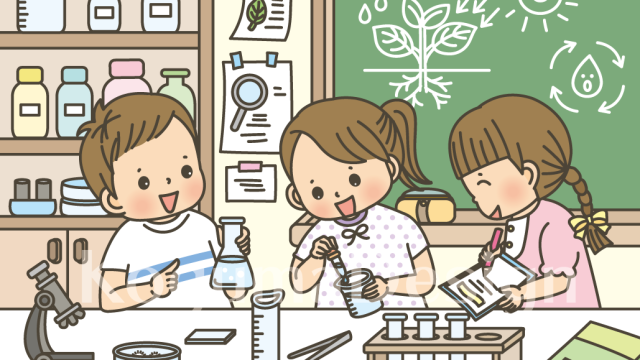 まちがいさがし 挿絵 パズル誌 イラスト 子供イラスト 絵本 児童書 保育 子供 マガジン・マガジン 小学生 理科 実験 理科室
